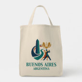 ブエノスアイレス アルゼンチン トートバッグ (裏面)