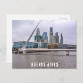 ブエノスアイレス,アルゼンチン,プエンテ・デ・ラ・ムジェ ポストカード (正面/裏面)