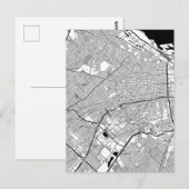ブエノスアイレス アルゼンチン 地図 ポストカード (正面/裏面)