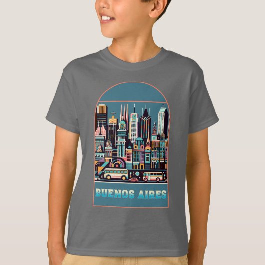 ブエノスアイレス アルゼンチン Tシャツ (正面)