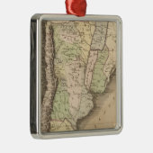 ブエノスアイレス、チリおよびパタゴニア メタルオーナメント (右)