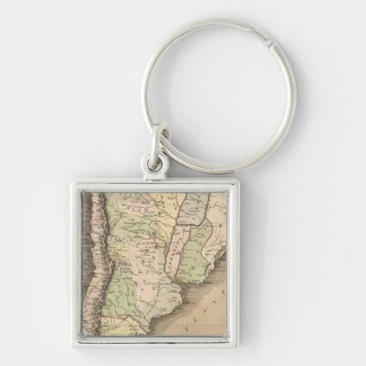 ブエノスアイレス、チリ、パタゴニア キーホルダー (正面)