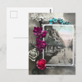 ブエノスアイレス フローラル ヴィンテージ ポストカード (正面/裏面)