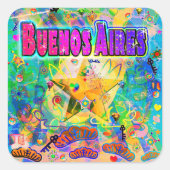 ブエノスアイレス 時代の時間 ステッカー (正面)