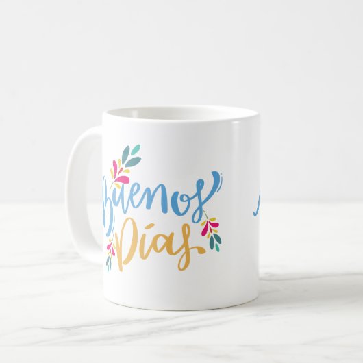 ブエノダイアスムグ コーヒーマグカップ (正面左)
