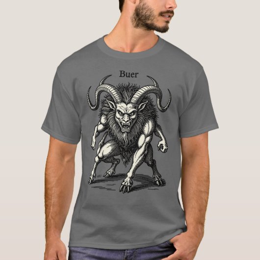 ブエル凶猛神話動く Tシャツ (正面)