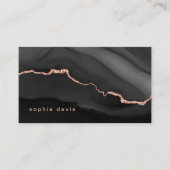 ブエレガントラックアゲート(フェイクバラ金ゴールド) 名刺 (正面)