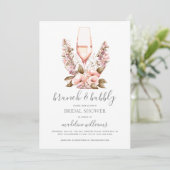 ブエレガントルンチアンドバブリーシャンパーニュブライダルシャワー 招待状 (スタンド正面)