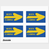 ブエンカミノアロー 長方形シール (シート)