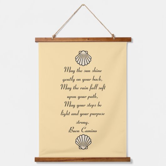 ブエンカミノピルグムス賛美テーペストリー 吊り下げ型タペストリー (正面)