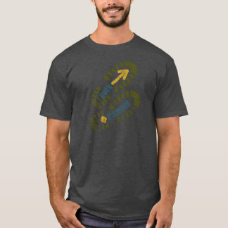 ブエンカミーノブーツプリントシャツ Tシャツ