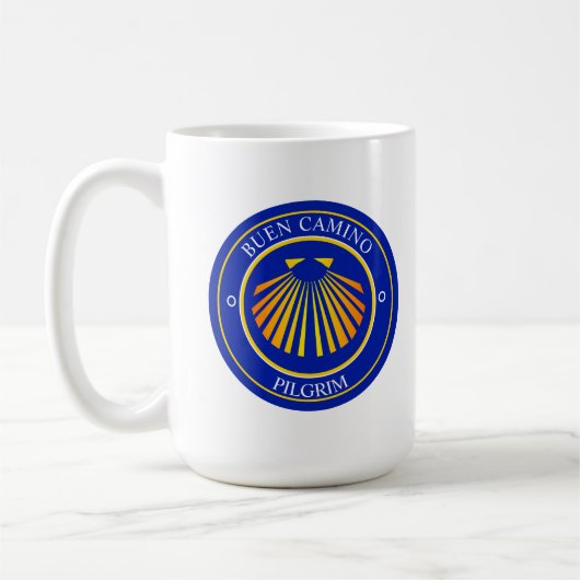 ブエンカミーノ巡礼者 コーヒーマグカップ (左)