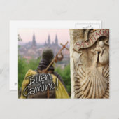 ブエン・カミノ!カミノ・デ・サンティアゴ・デ・コンポステロ…t ポストカード (正面/裏面)