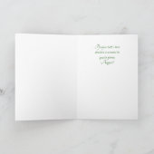 ブオイタリアンンコンプレアンノダッフォディルガーデン誕生日 カード (内部)