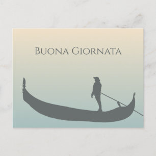 ブオナジョルナタイタリアンゴンドラ(VOA GONDER AT SUNSET) ポストカード