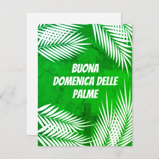ブオナドメイタリアンニカデッレパルメパームサンデー シーズンカード (正面/裏面)