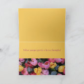 ブオナパスカイタリアンハッピーイースターチューリップ シーズンカード (内部)