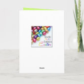 ブオナパスクアイースターイタリアン顔マスクバニー シーズンカード (裏面)