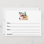 ブオンアペティイタリアントフードワインディナー招待状 招待状 (裏面)