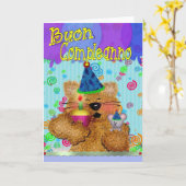 ブオンコンプレアンノ カード (黄色い花)