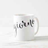 ブオンジョルノグッドモーニングマイタリアング コーヒーマグカップ (正面右)