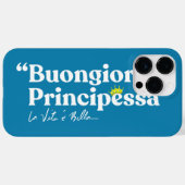 ブオンジョルノ公国 Case-Mate iPhoneケース (裏面 (横))