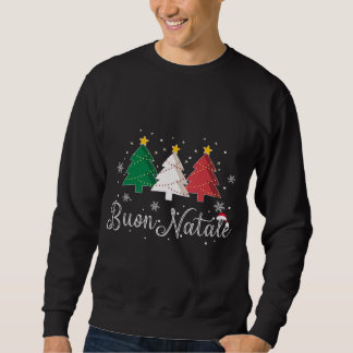 ブオンナタレイタリアンクリスマスツリー – クリスマス スウェットシャツ