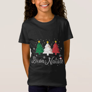ブオンナタレイタリアンクリスマスツリー – クリスマス Tシャツ