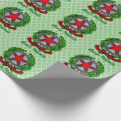 ブオンナターレイタリアンクリスマス ラッピングペーパー (角)