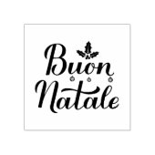 ブオンナターレイタリアンメリークリスマス ラバースタンプ (インプリント)