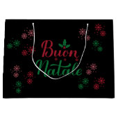 ブオンナターレイタリアンメリークリスマス ラージペーパーバッグ (正面)