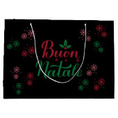 ブオンナターレイタリアンメリークリスマス ラージペーパーバッグ (裏面)
