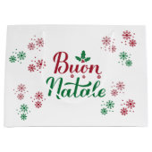 ブオンナターレイタリアンメリークリスマス ラージペーパーバッグ (正面)