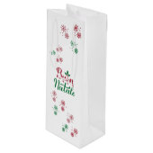 ブオンナターレイタリアンメリークリスマス ワインギフトバッグ (正面アングル)