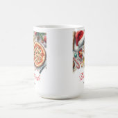 ブオンナターレウォーターカラークリスマスイタリアンパーティー コーヒーマグカップ (中央)