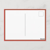 ブオンナターレウォーターカラークリスマスイタリアンパーティー ポストカード (裏面)