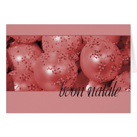 ブオンナターレクリスマスオーナメント (正面横)