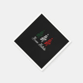 ブオンナターレクリスマスTシャツ スタンダードカクテルナプキン (角)