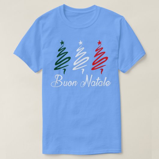 ブオンナターレクリスマスT Tシャツ (デザイン正面)