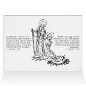 ブオンナターレサンクチュアリークリスマスカード (内部横(上))