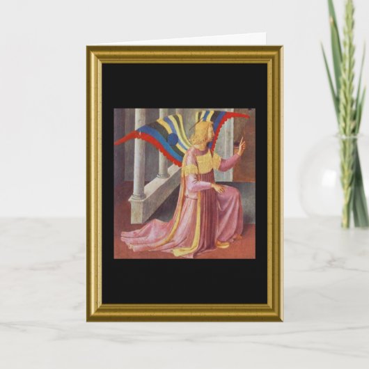 ブオンナターレセントフランシス祈りの言葉イタリアンイン シーズンカード (正面)