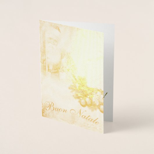 ブオンナターレフェリースアンノヌオーヴォヴィンテージフォイルカード 箔カード (正面)