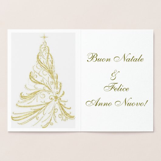 ブオンナターレフェリースアンノヌオーヴォヴィンテージフォイルカード 箔カード (内部)