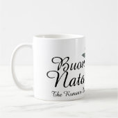 ブオンナターレメリーイタリアンクリスマスフローラ コーヒーマグカップ (左)