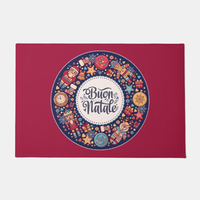 ブオンナターレ様式 ドアマット (正面)