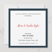 ブオンナターレ2鳩イタリアンクリスマスパーティー 招待状 (裏面)