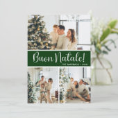 ブオンナターレ4フォトフラットホリデーカード シーズンカード (スタンド正面)