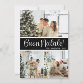 ブオンナターレ4フォトフラットホリデーカード シーズンカード (正面)