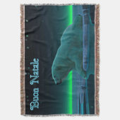 ブオンナターレ – アイスエッジポーラーベア スローブランケット (正面縦)