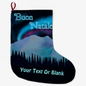 ブオンナターレ – オーロラボレア ラージクリスマスストッキング (正面)